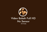 Video Bokeh Full HD No Sensor Facebook Twitter TikTok