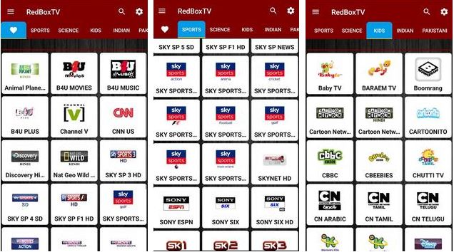 RedBoxTV Aplikasi Nonton Bola